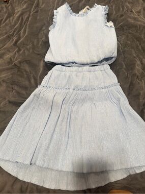 H&M Light Blue Girls Two-Piece Set
